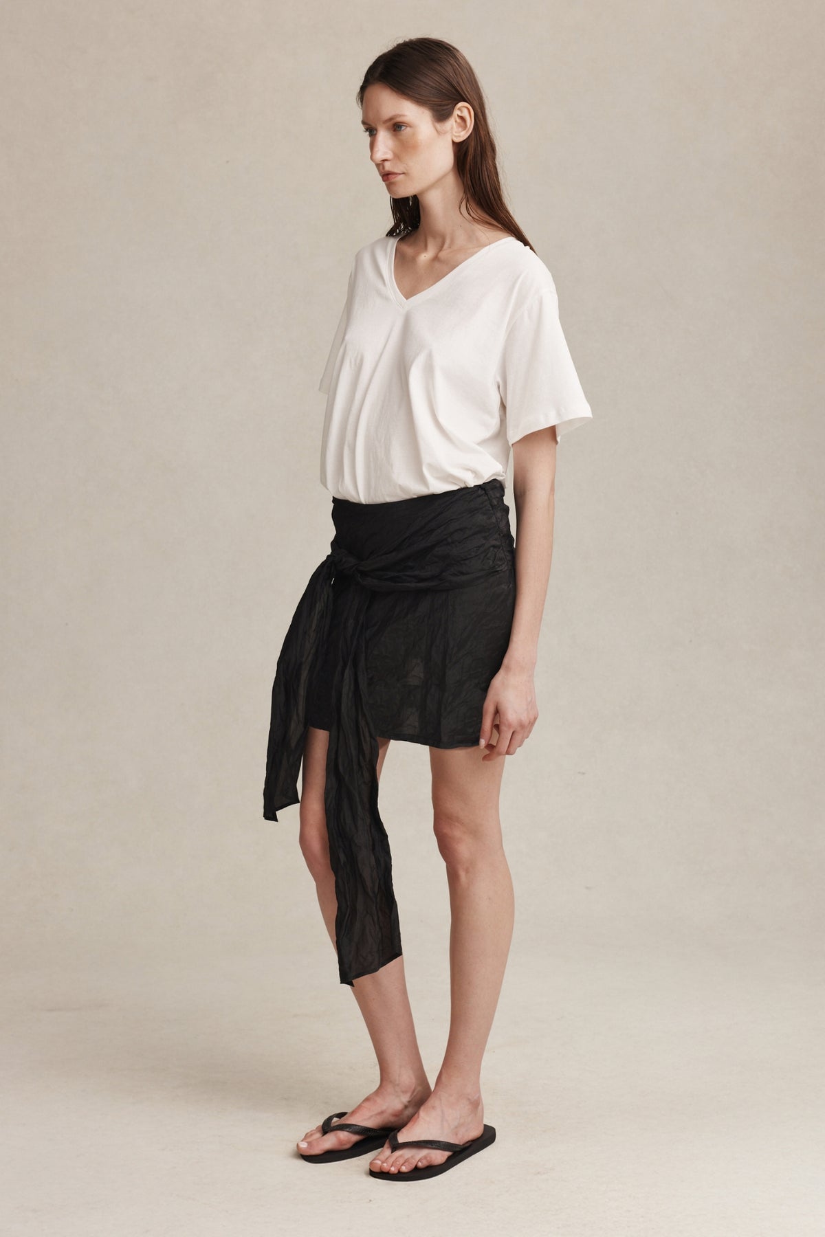CASTER MINI SKIRT - BLACK