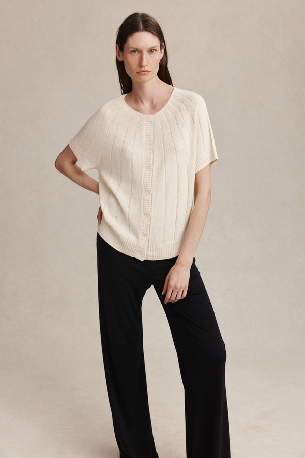 ALISTAIR CARDIGAN - IVORY