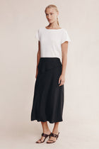 FLORIANE SKIRT - BLACK