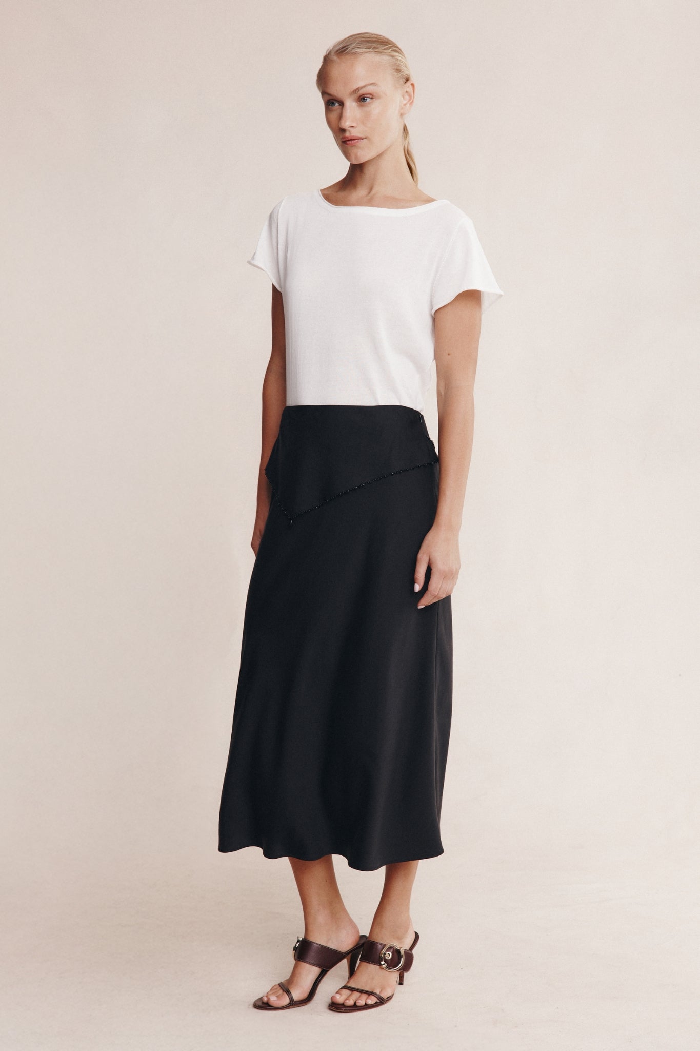FLORIANE SKIRT - BLACK