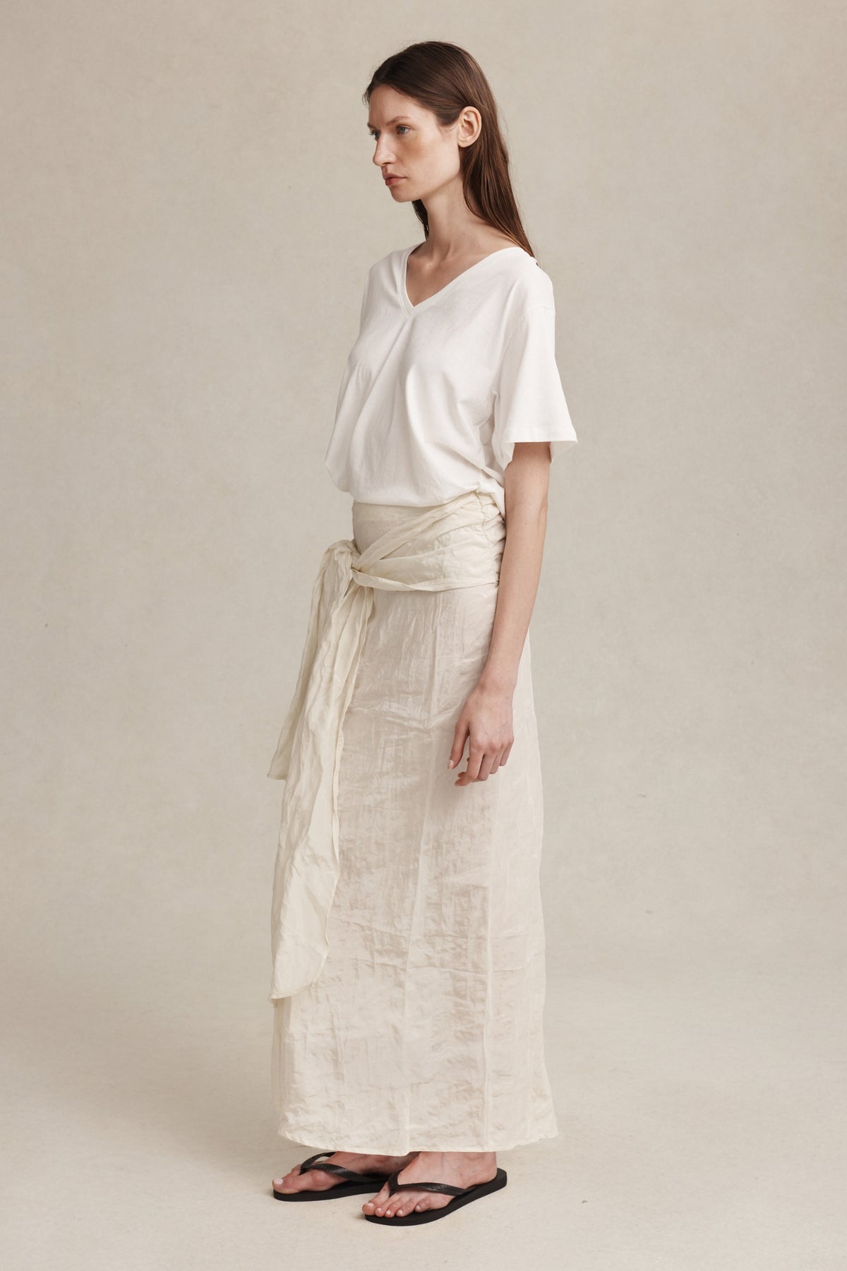 CASTER SKIRT - IVORY