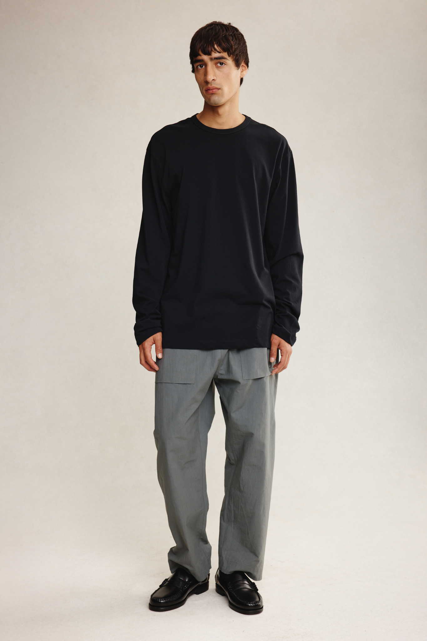 KOSTA LONG SLEEVE TEE - BLACK