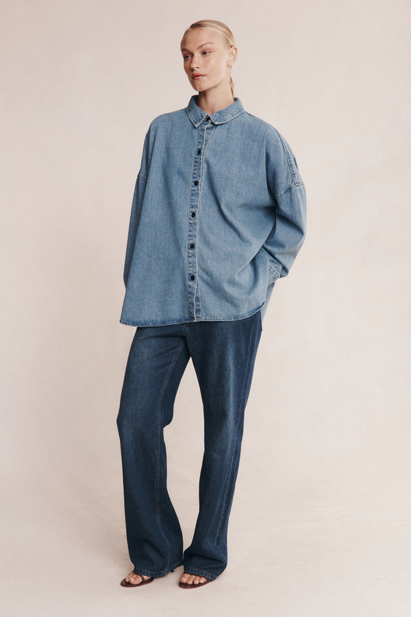 JORDY SHIRT - LIGHT WASH