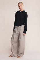 MORRIE PANT - GREY MARLE