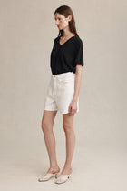 CLASSIC JEAN SHORT - BLANC