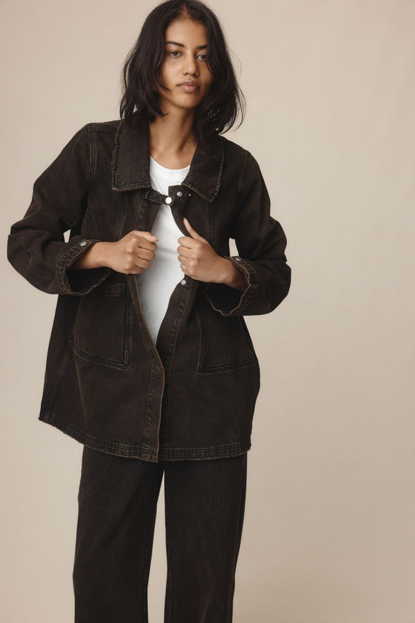 MONO JACKET - TOBACCO