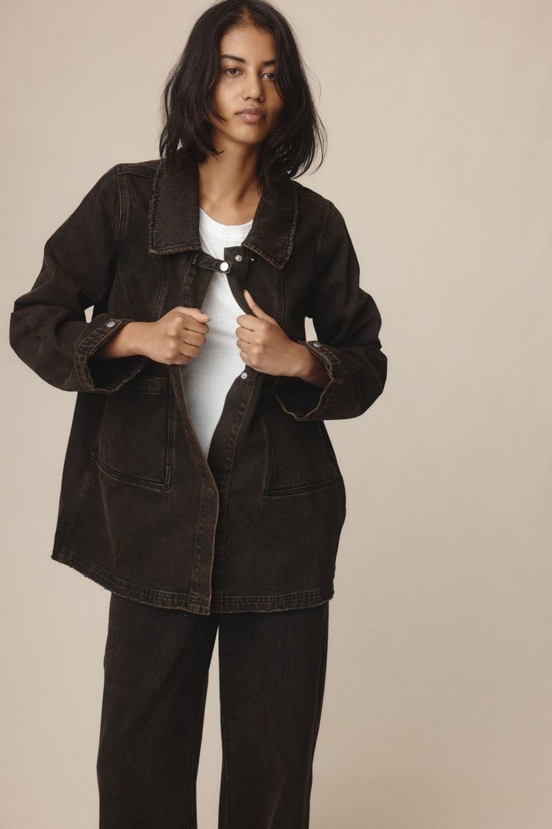 MONO JACKET - TOBACCO