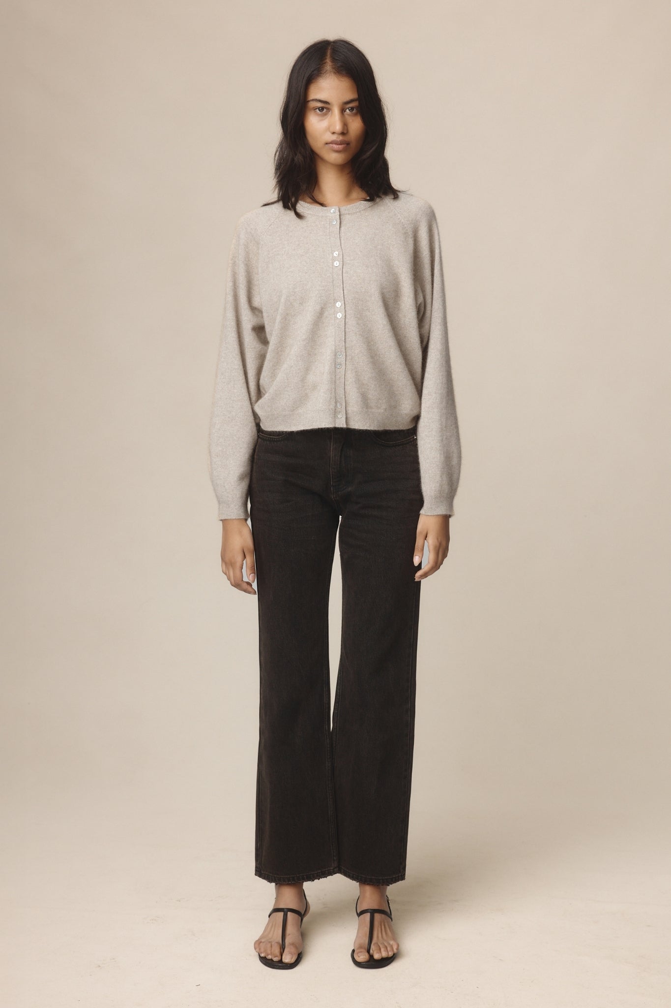 BABETTE CARDIGAN - BUFF
