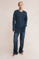 RIANA JACKET - DARK WASH