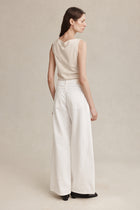 CROSS STITCH JEAN - BLANC