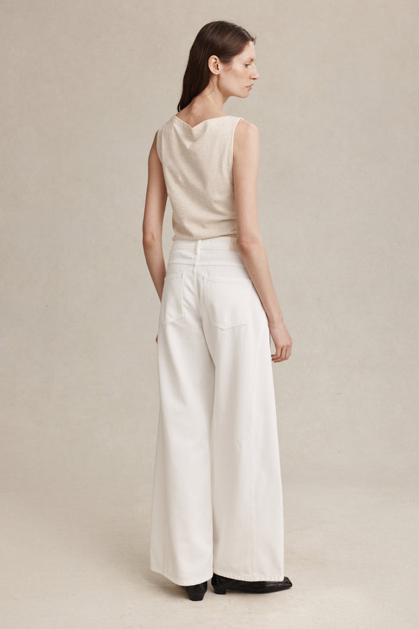 CROSS STITCH JEAN - BLANC