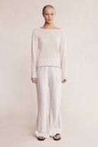 JILL KNIT TOP - PEARL