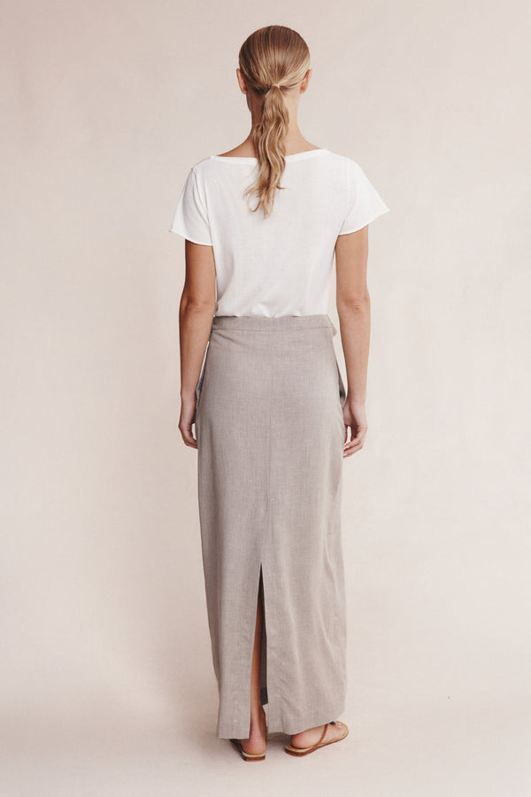 BECA SKIRT - GREY MARLE