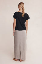 LILL KNIT TEE - BLACK