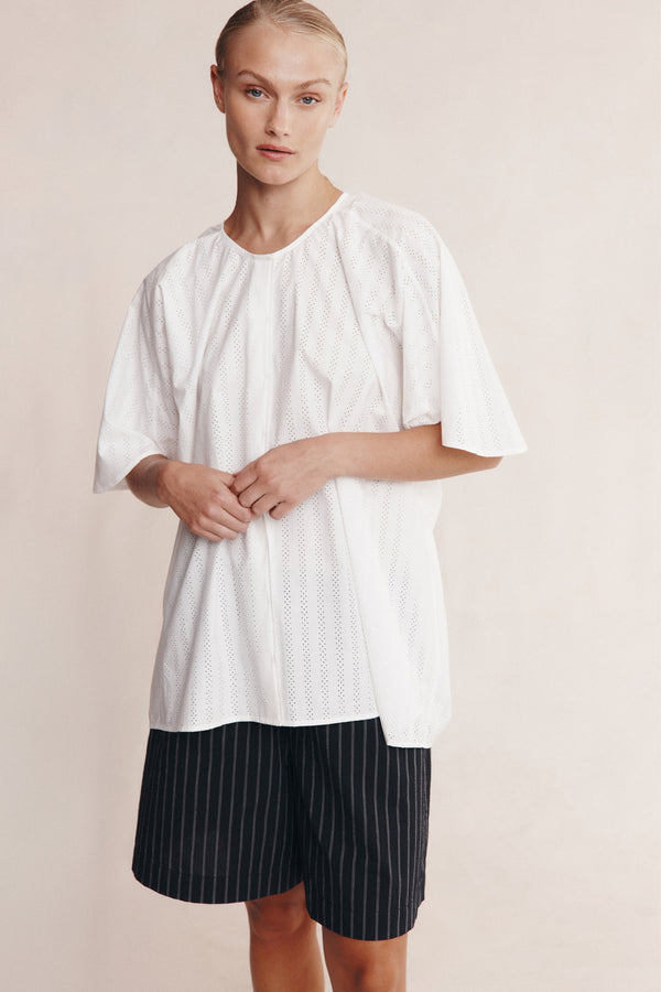 LIBERTY SHORT SLEEVE SHIRT - IVORY