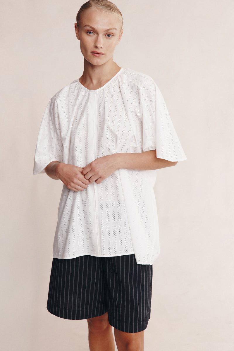 LIBERTY SHORT SLEEVE SHIRT - IVORY
