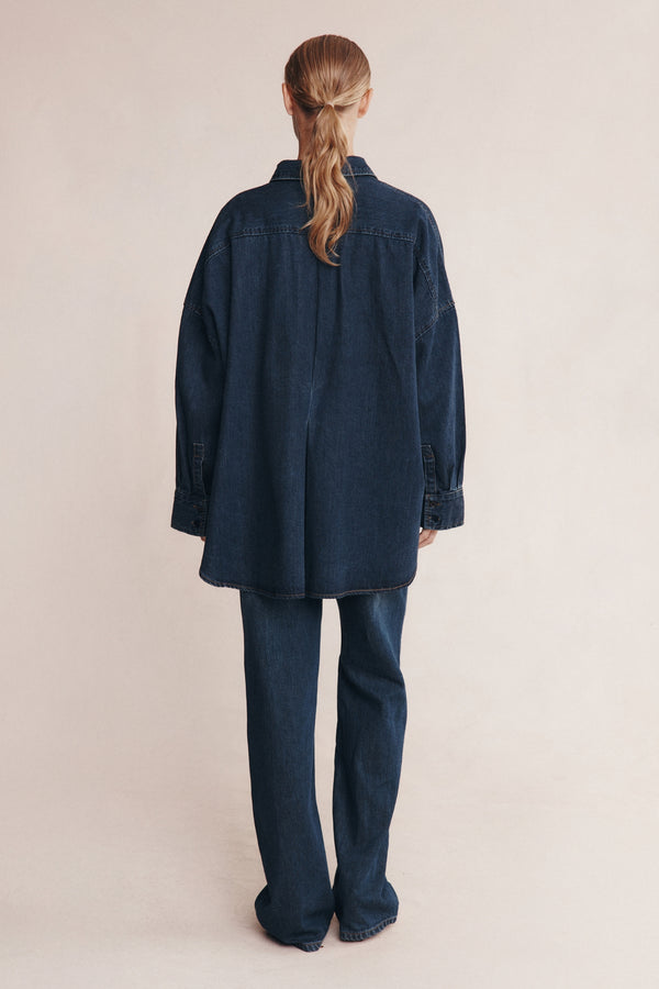 JORDY SHIRT - DARK WASH