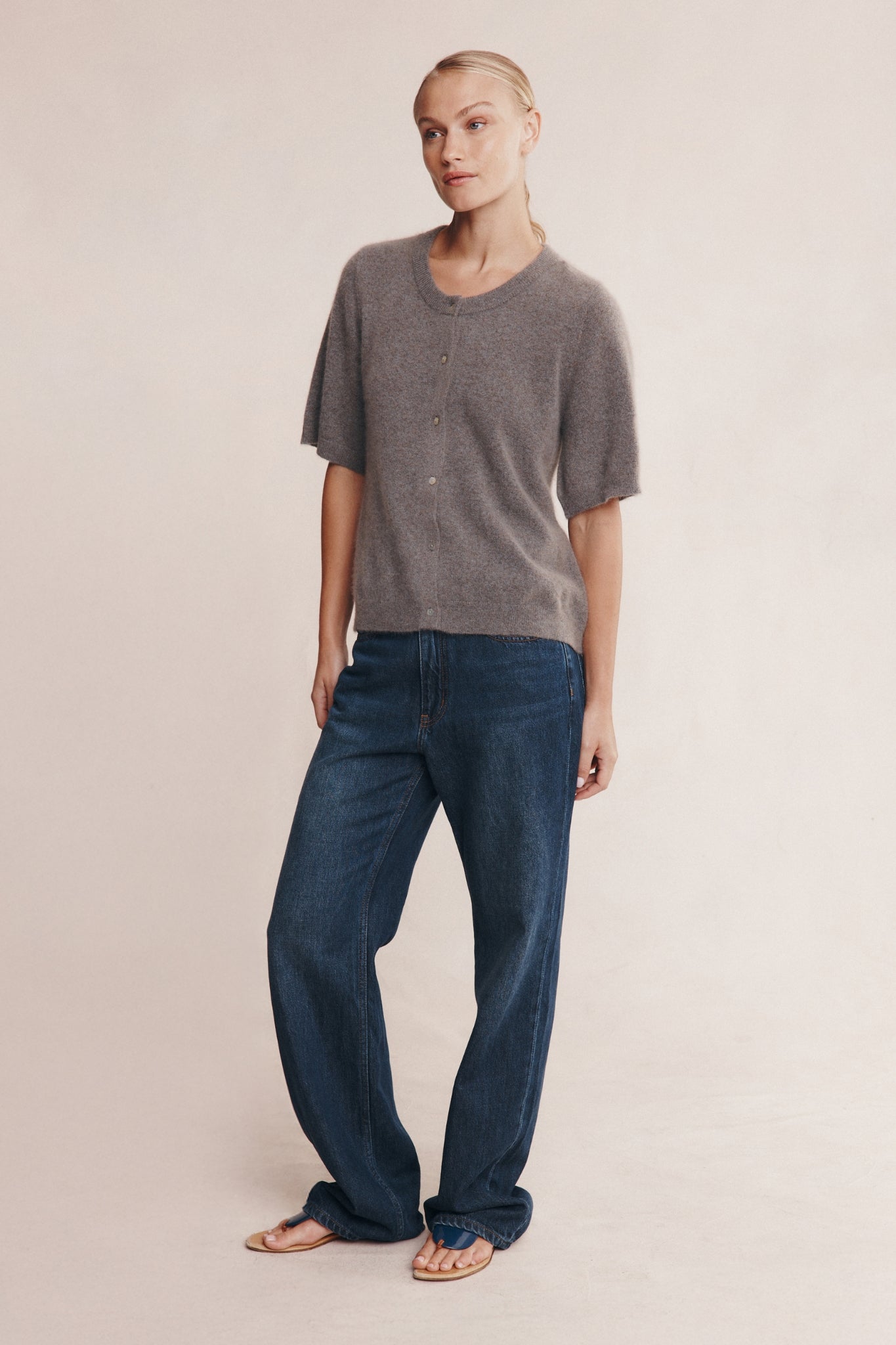 ORIELLE CARDIGAN - SQUIRREL