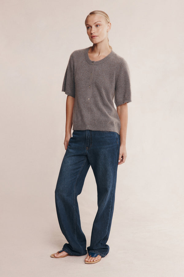 ORIELLE CARDIGAN - SQUIRREL