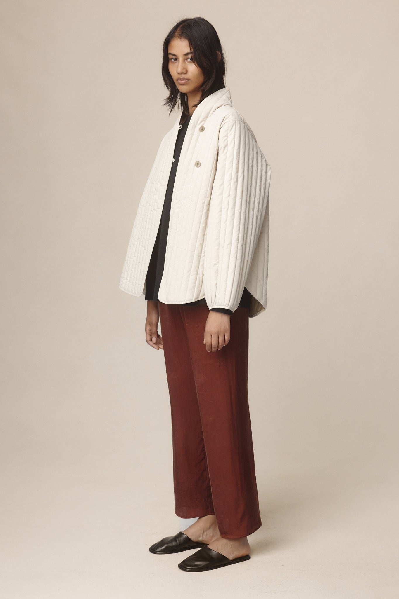 AGNES JACKET - PUTTY