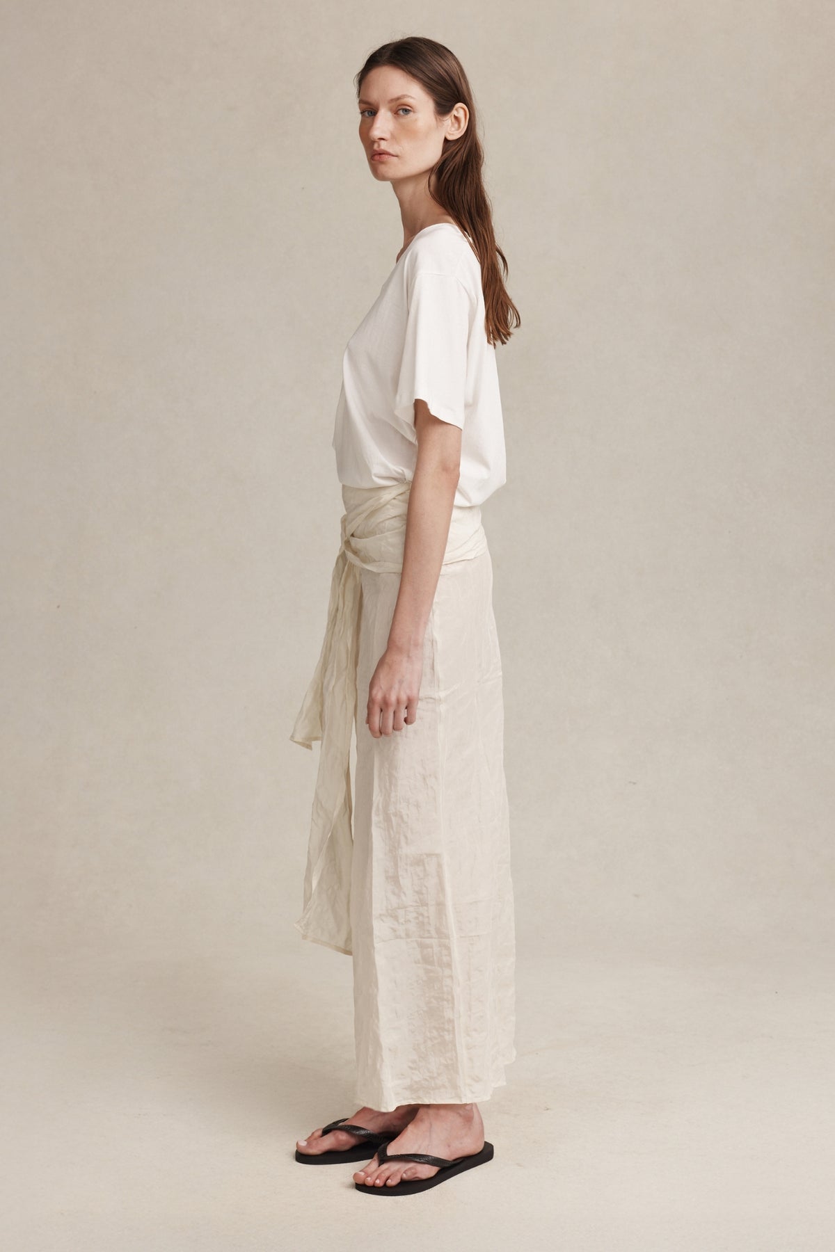 CASTER SKIRT - IVORY