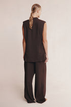 MORRIE VEST - CHOCOLATE