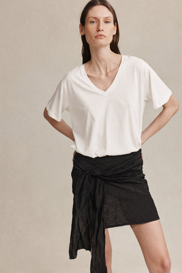 CASTER MINI SKIRT - BLACK