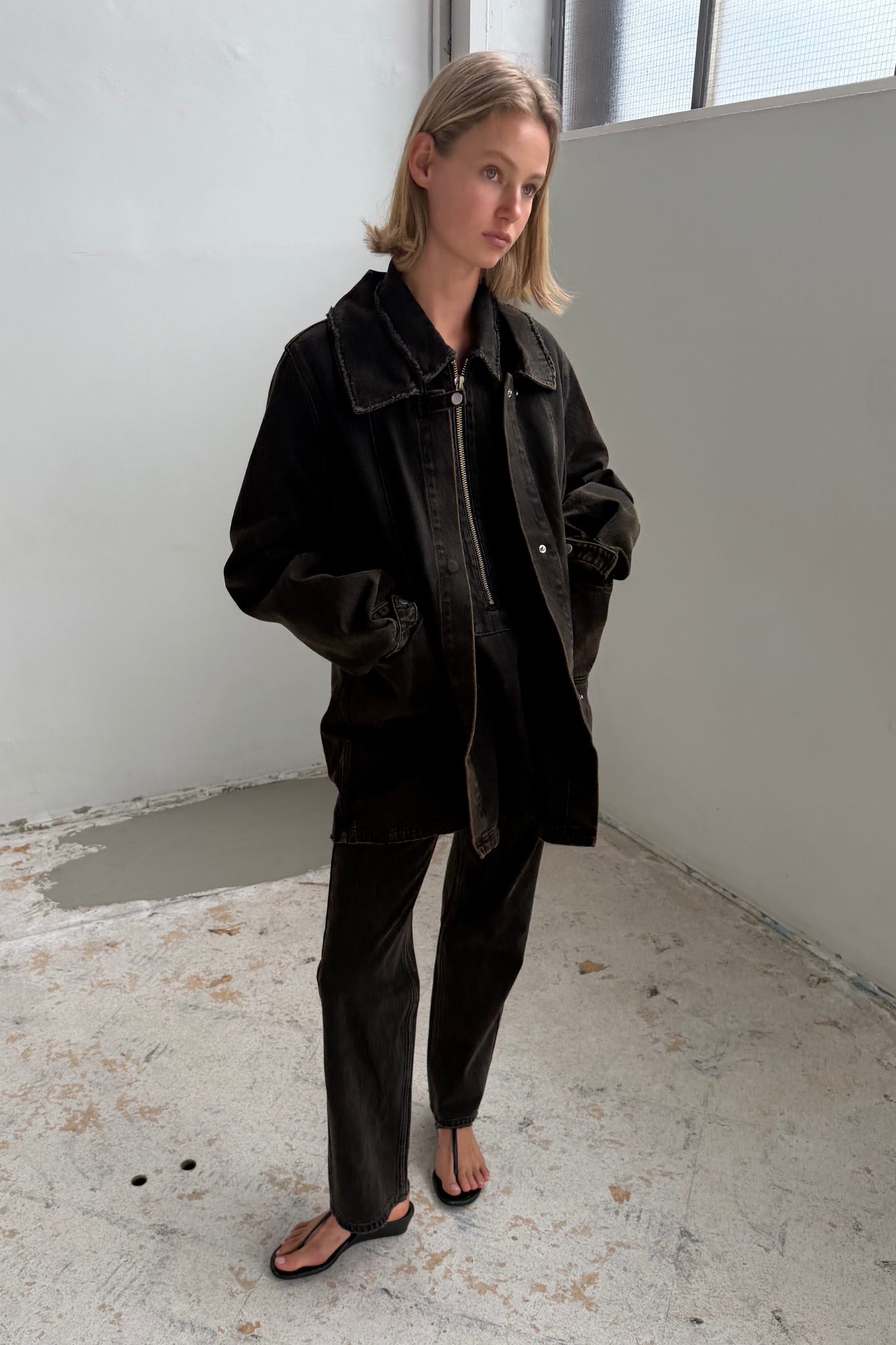 MONO JACKET - TOBACCO