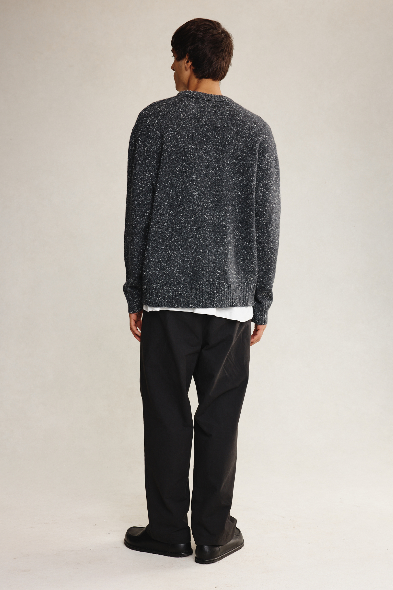 DIMITRI SWEATER - CHARCOAL GRAIN