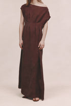 GAIA DRESS - CHOCOLATE