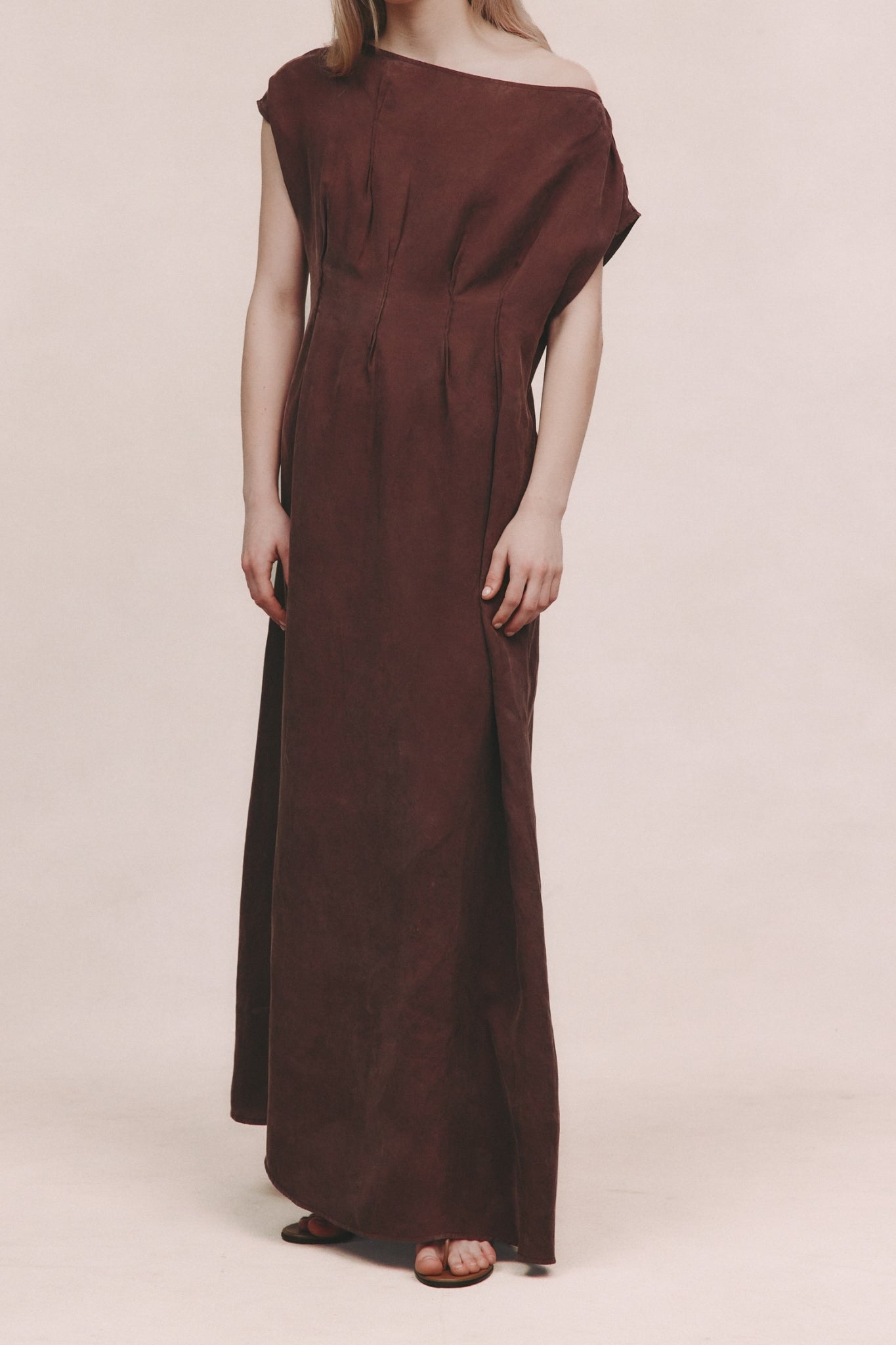GAIA DRESS - CHOCOLATE