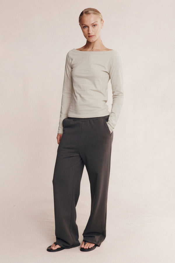 THALIA LONG SLEEVE TEE - SILT