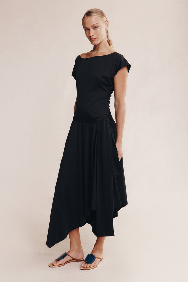 INEZ DRESS - BLACK