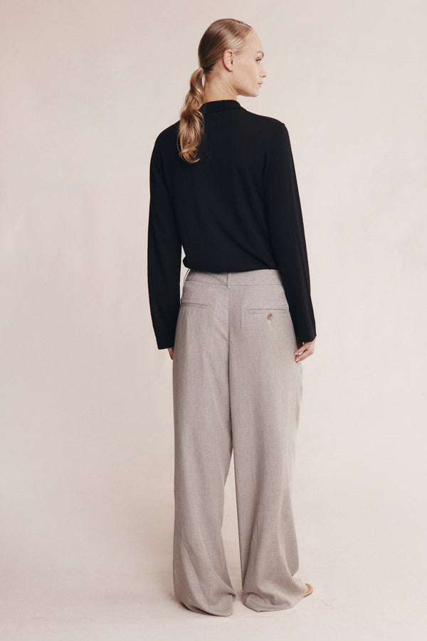 MORRIE PANT - GREY MARLE