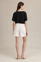 CLASSIC JEAN SHORT - BLANC
