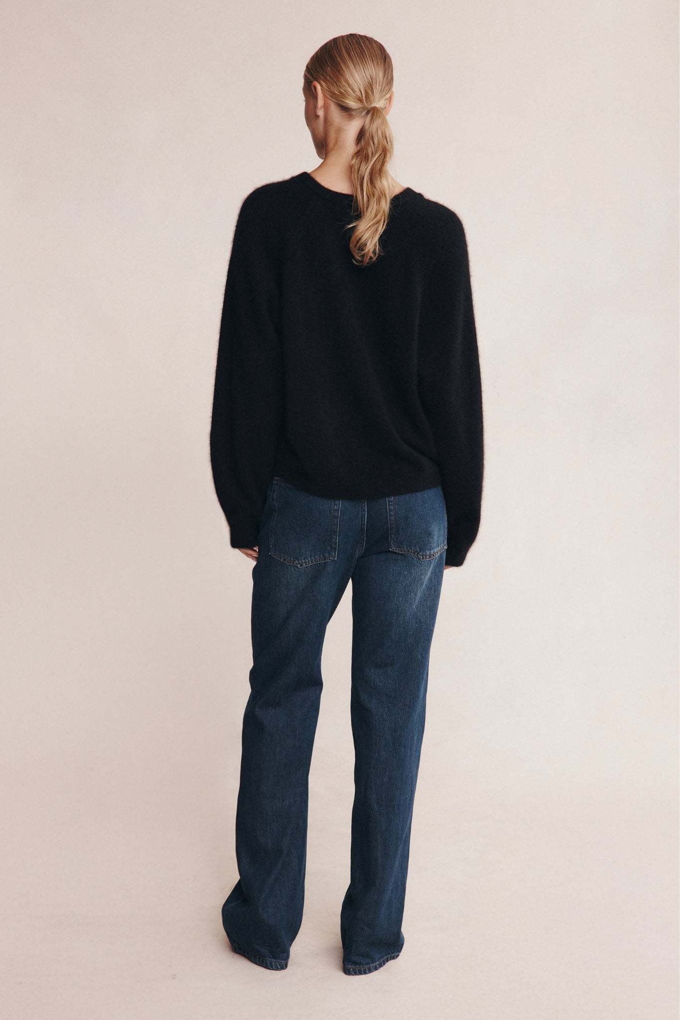 BABETTE CARDIGAN. - BLACK