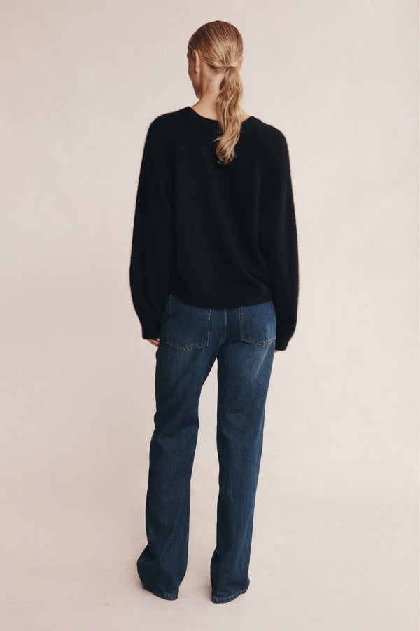BABETTE CARDIGAN. - BLACK