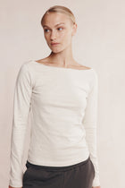 THALIA LONG SLEEVE TEE - SILT