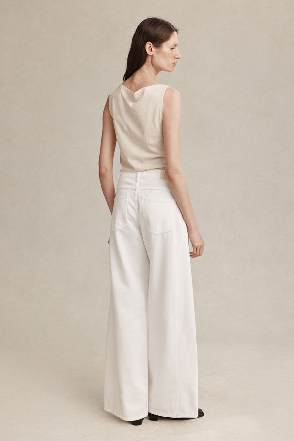 CROSS STITCH JEAN - BLANC