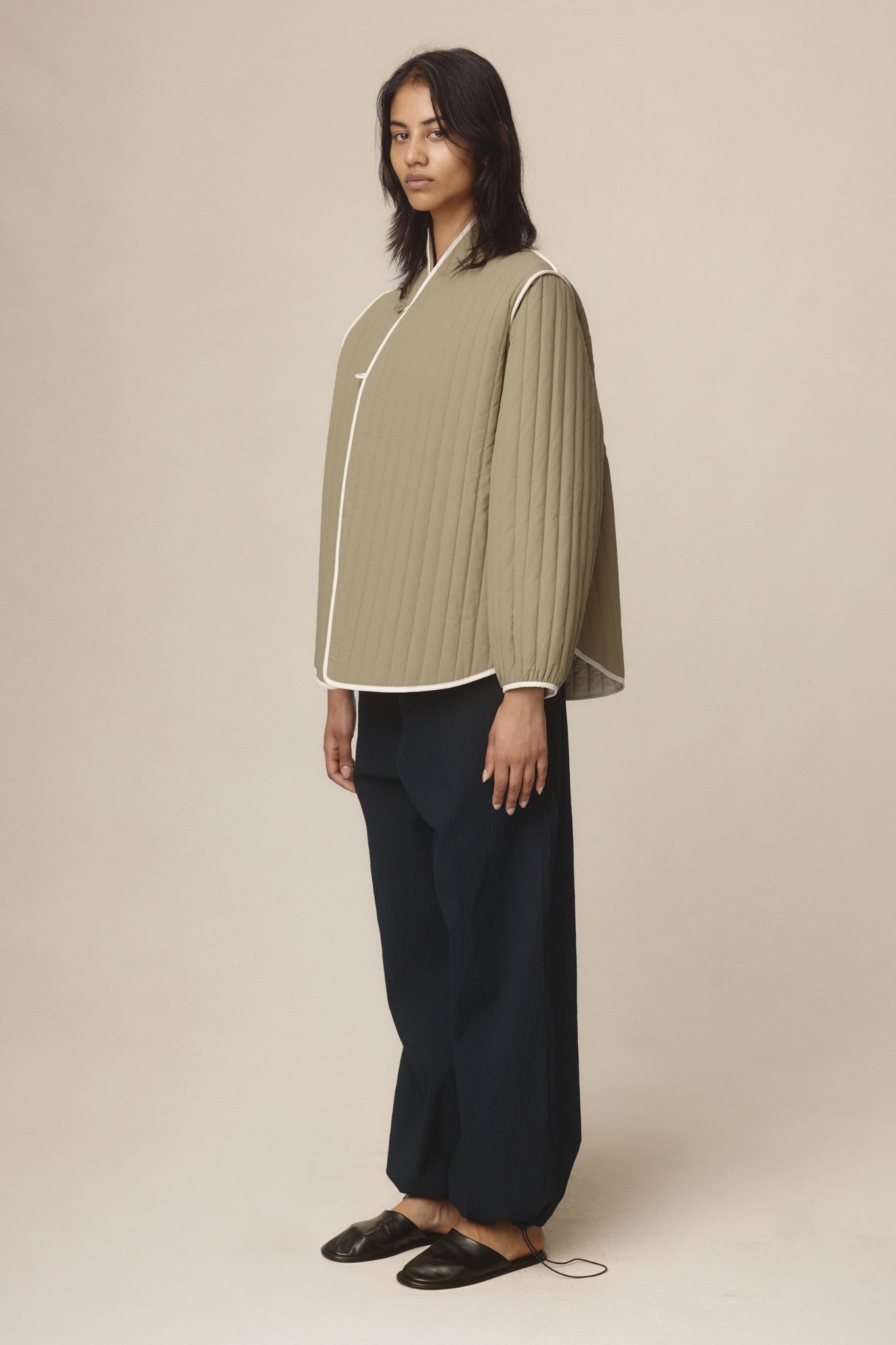 AGNES JACKET - PUTTY