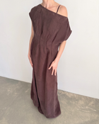 GAIA DRESS - CHOCOLATE