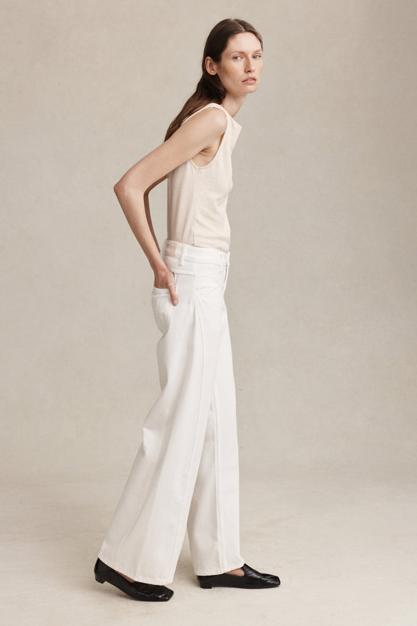 CROSS STITCH JEAN - BLANC