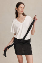 CASTER MINI SKIRT - BLACK