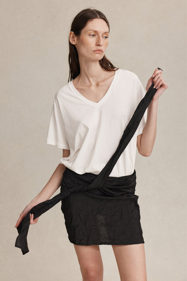CASTER MINI SKIRT - BLACK