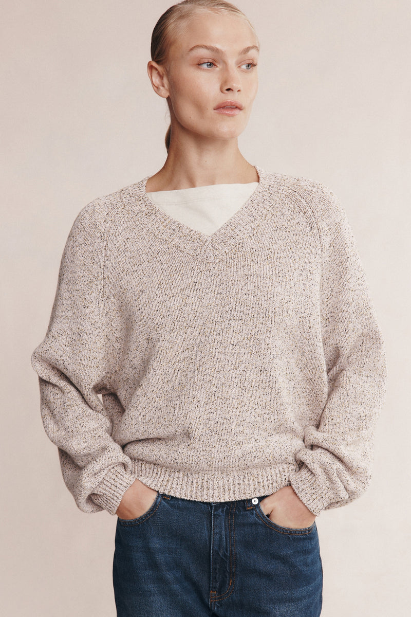 MOSS SWEATER - FLEUR SPECKLE