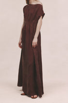 GAIA DRESS - CHOCOLATE