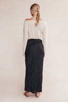 CASTER SKIRT - BLACK
