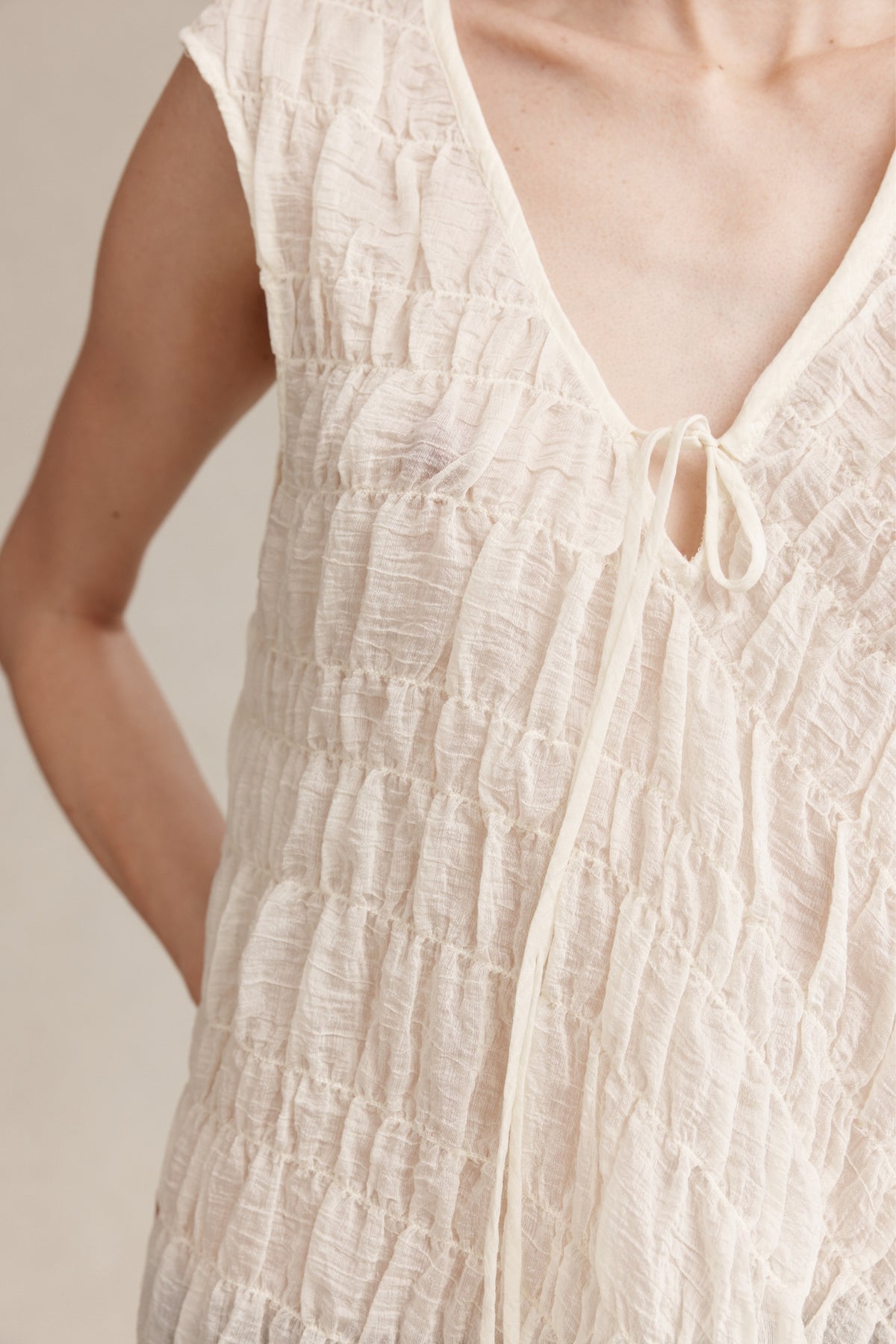 BLANCHE TOP - IVORY