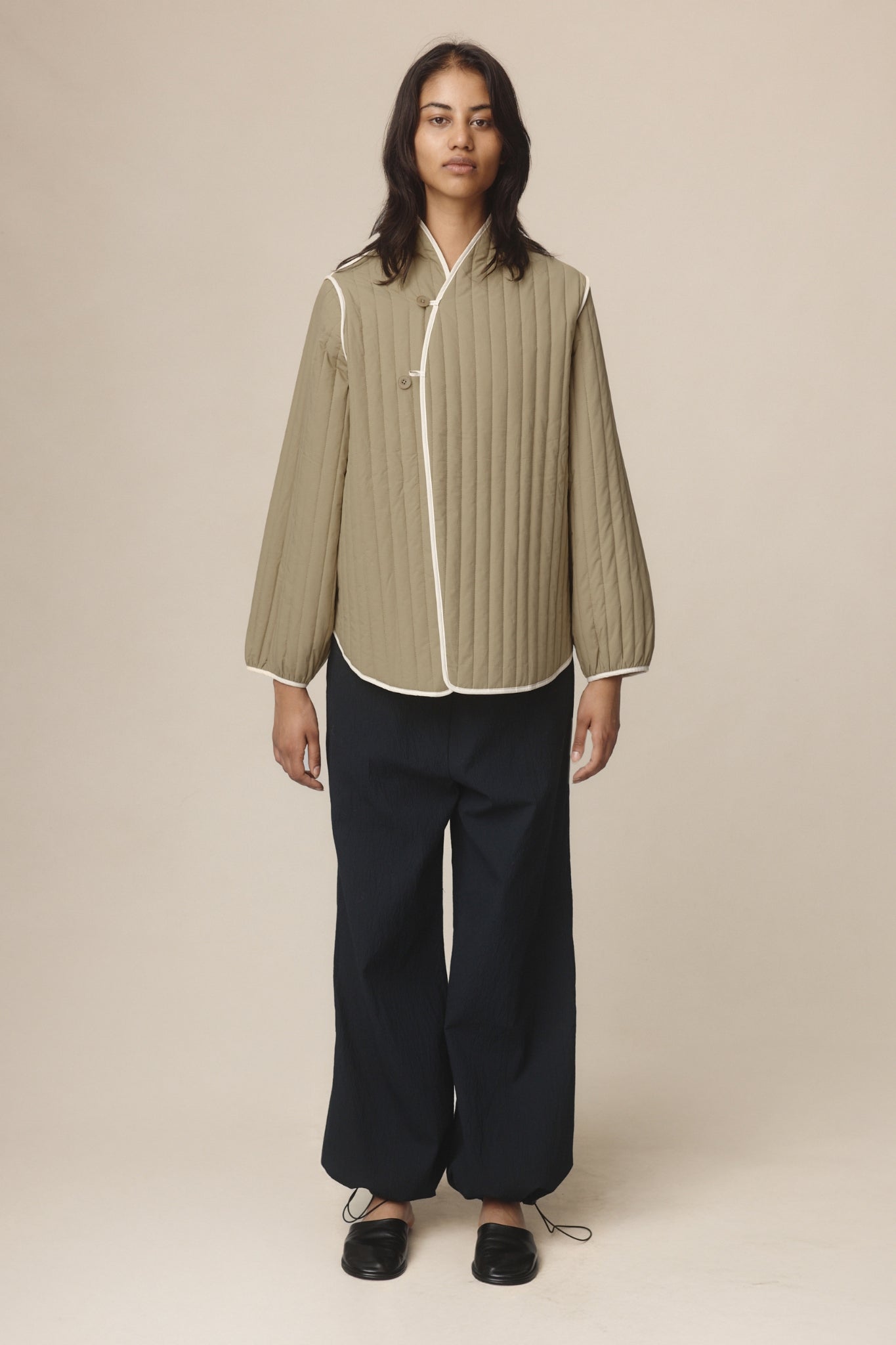 AGNES JACKET - PUTTY