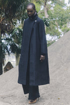 ELI COAT - BLACK / TAPENADE